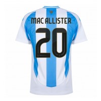 Argentína Alexis Mac Allister #20 Domáci futbalový dres Copa America 2024 Krátky Rukáv